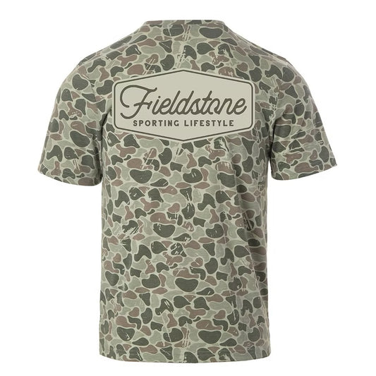 Fieldstone T-Shirt | Camo Logo