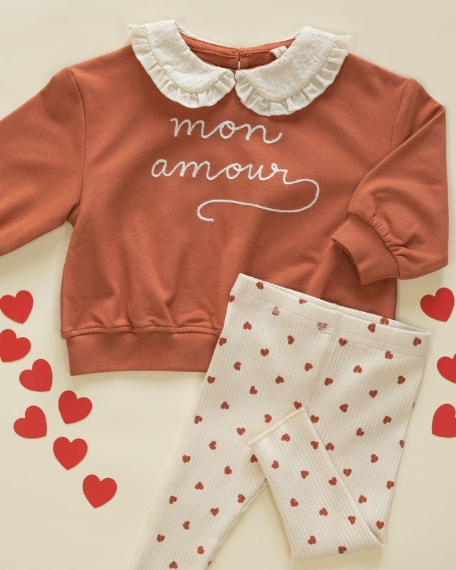 Collared Sweatshirt | Mon Amour
