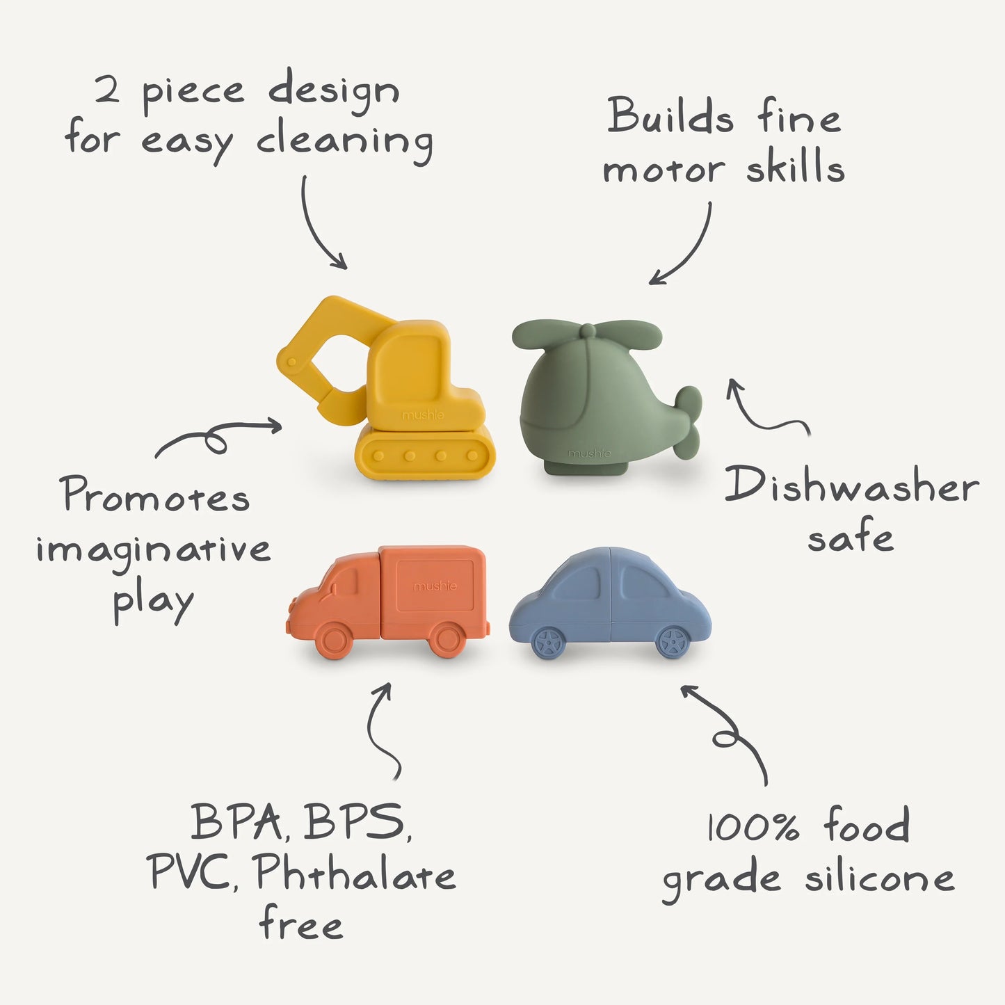 Bath Play Set | Vehicles