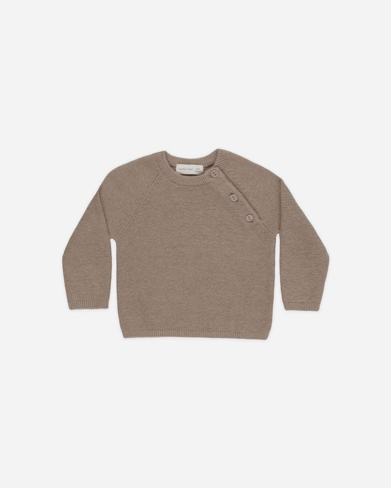 Bailey Knit Sweater | Heathered Mocha