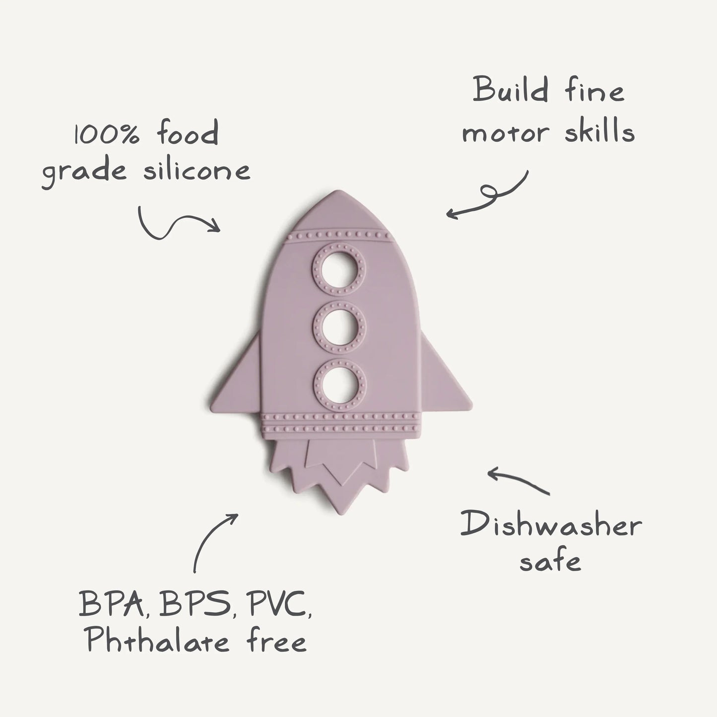 Rocket Teether | Cloud