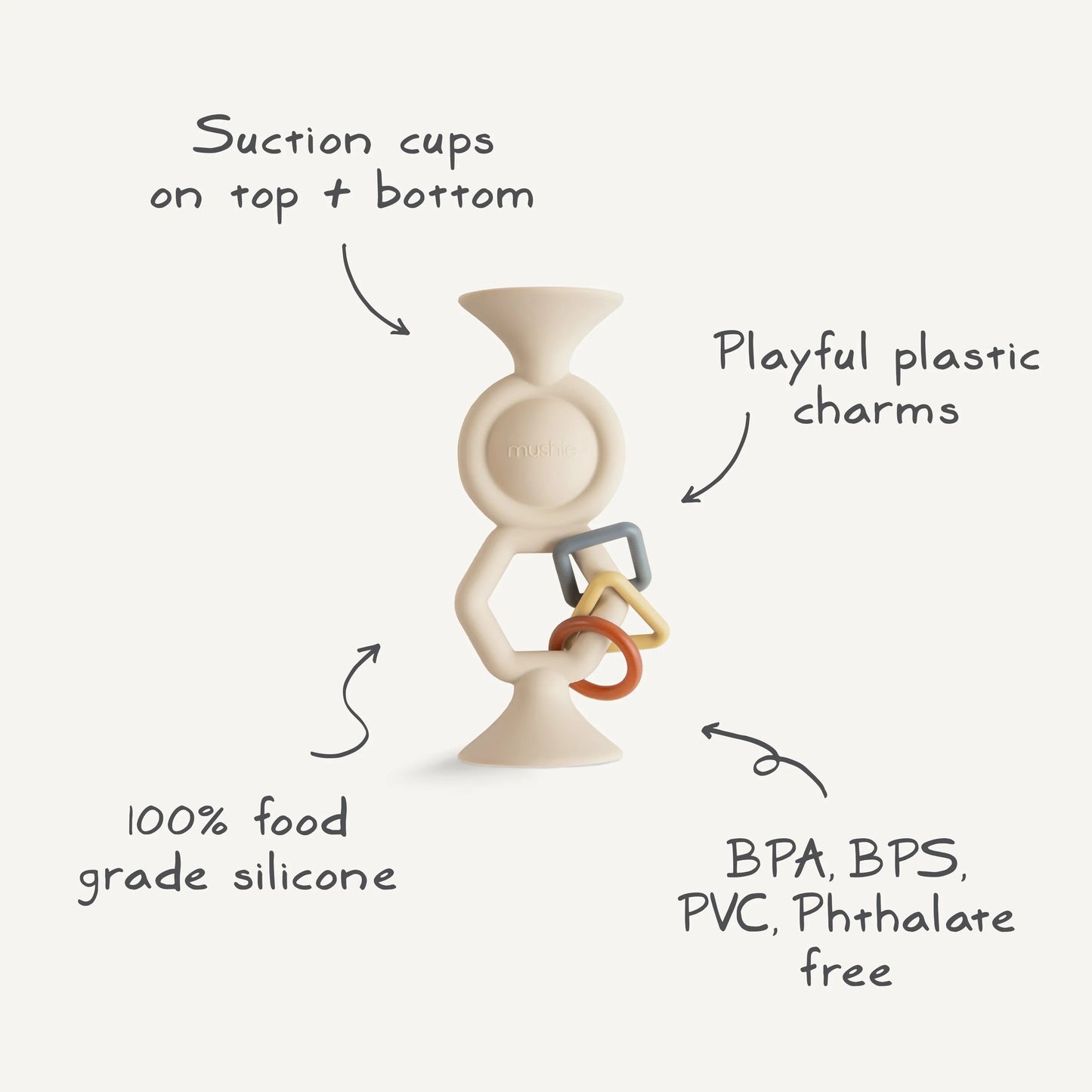 HexaPop Suction Toy | Blush