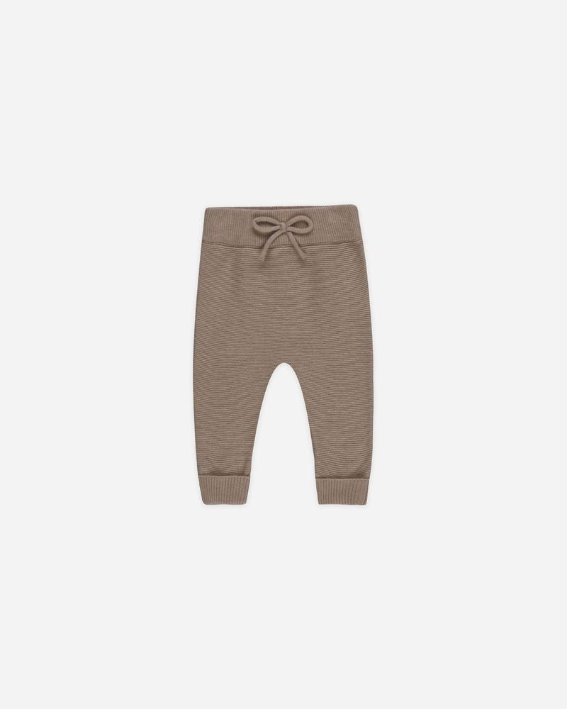 Knit Pant | Heathered Mocha
