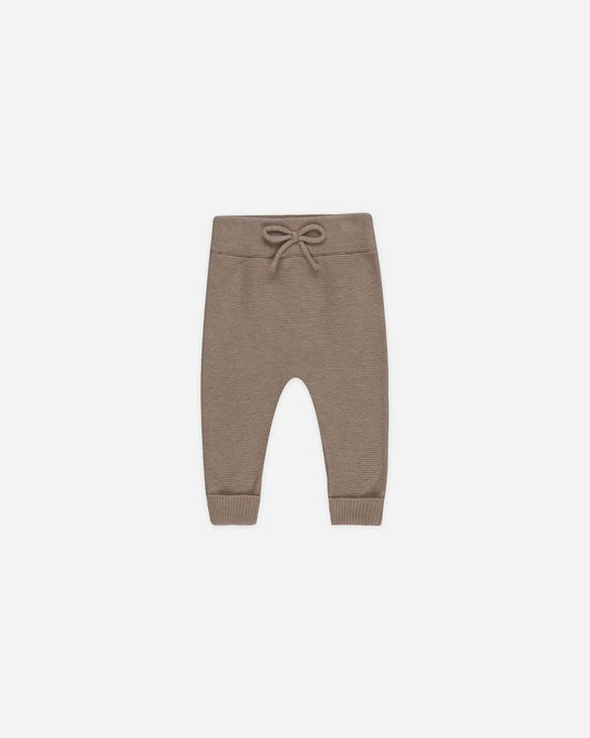 Knit Pant | Heathered Mocha