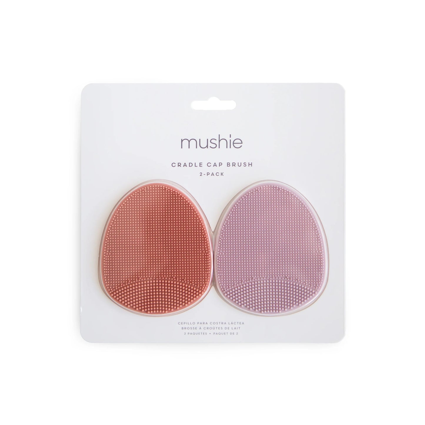 Cradle Cap Brush | Rose/Soft Lilac