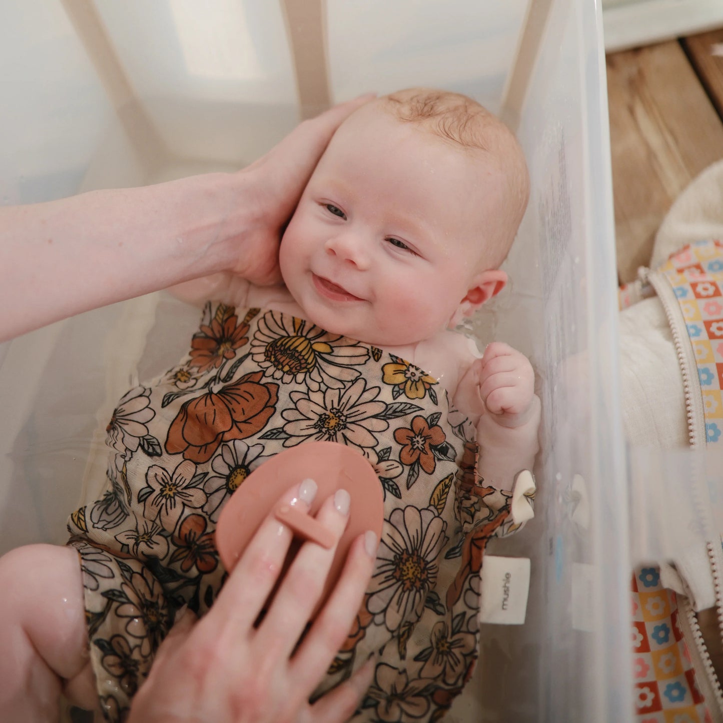 Cradle Cap Brush | Rose/Soft Lilac