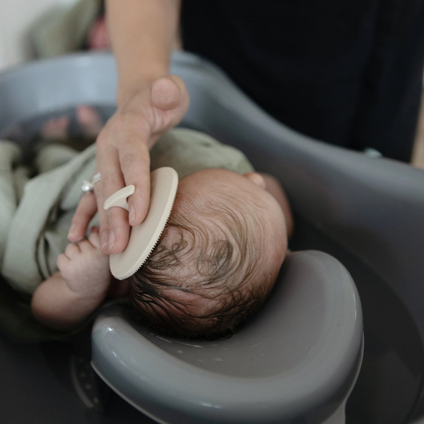 Cradle Cap Brush | Blush/Shifting Sand