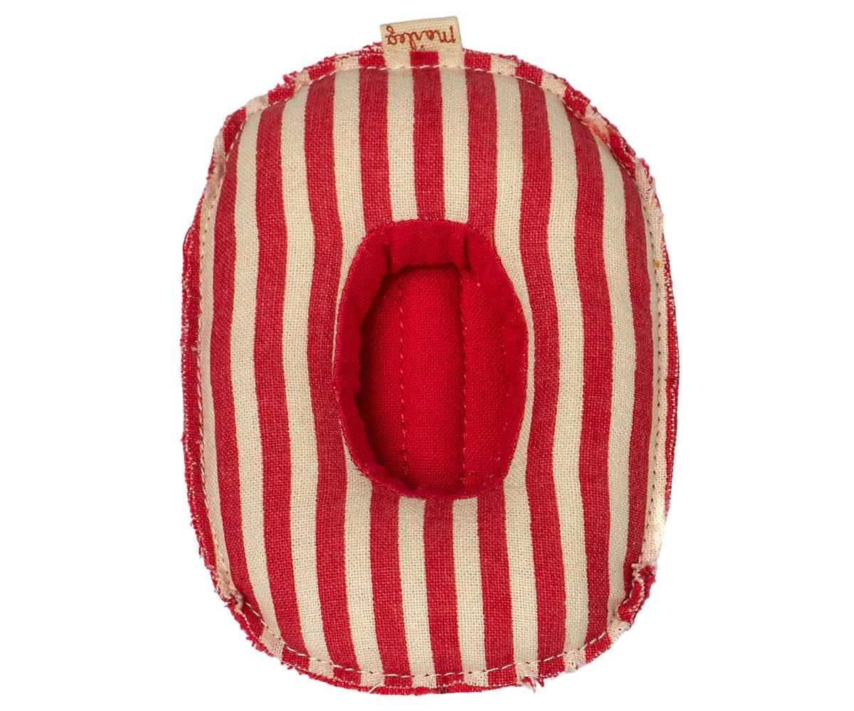 Small Mouse Rubber Boat | Red Stripe