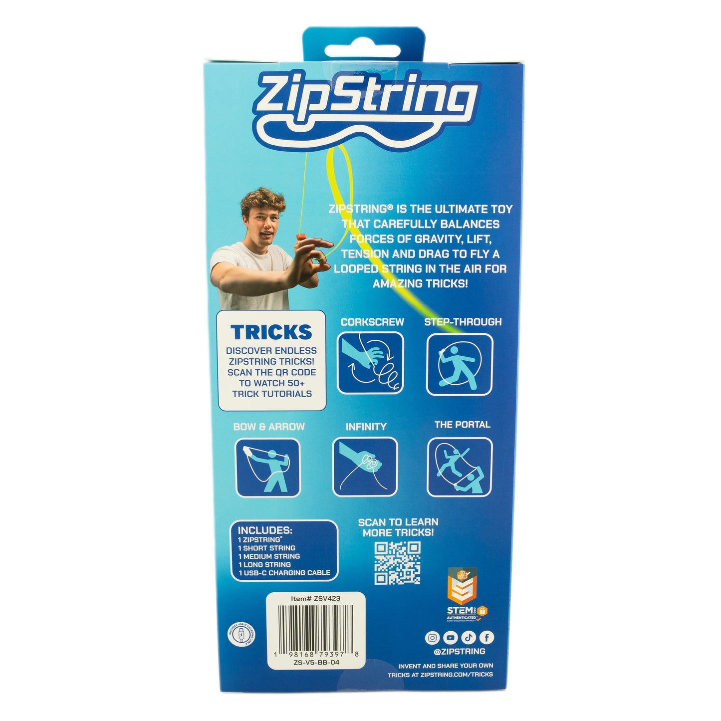 Zipstring | Blue