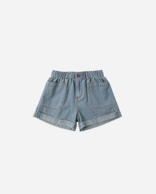 Alba Short Denim | Washed Blue