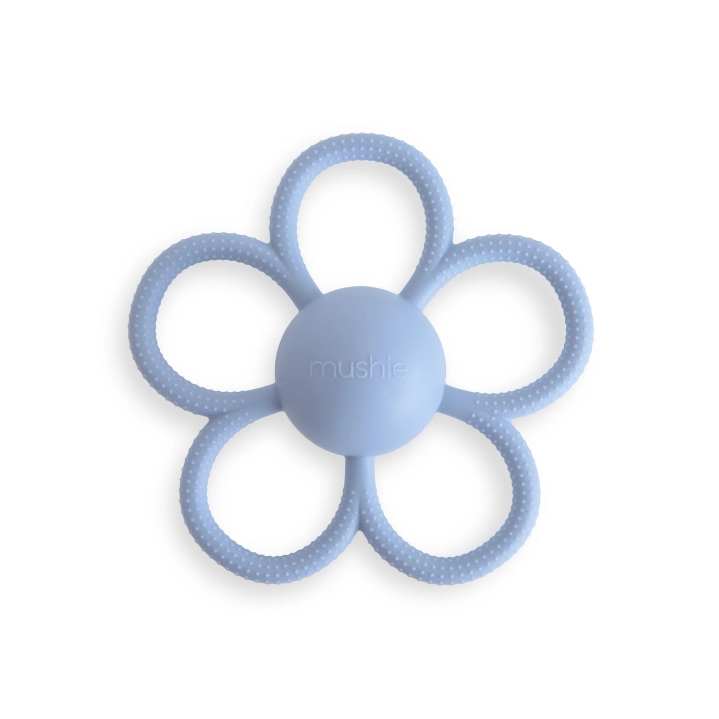 Daisy Rattle Teether | Faded Denim