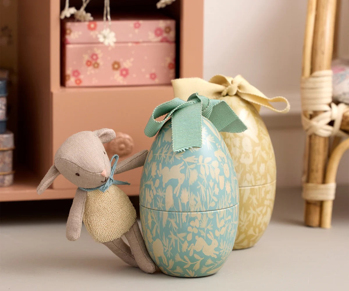 Easter Egg With Micro Lamb | Dusty Mint