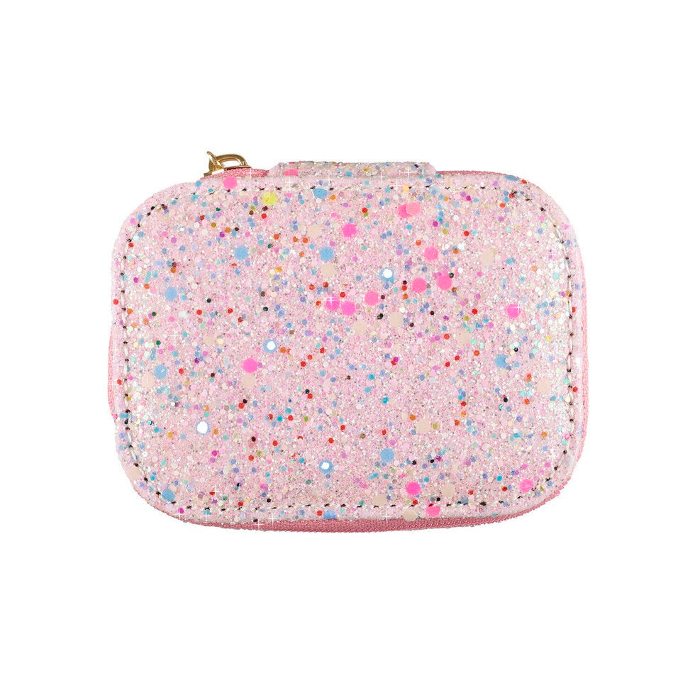 Mini Jewelry Box | Rainbow Confetti Glitter