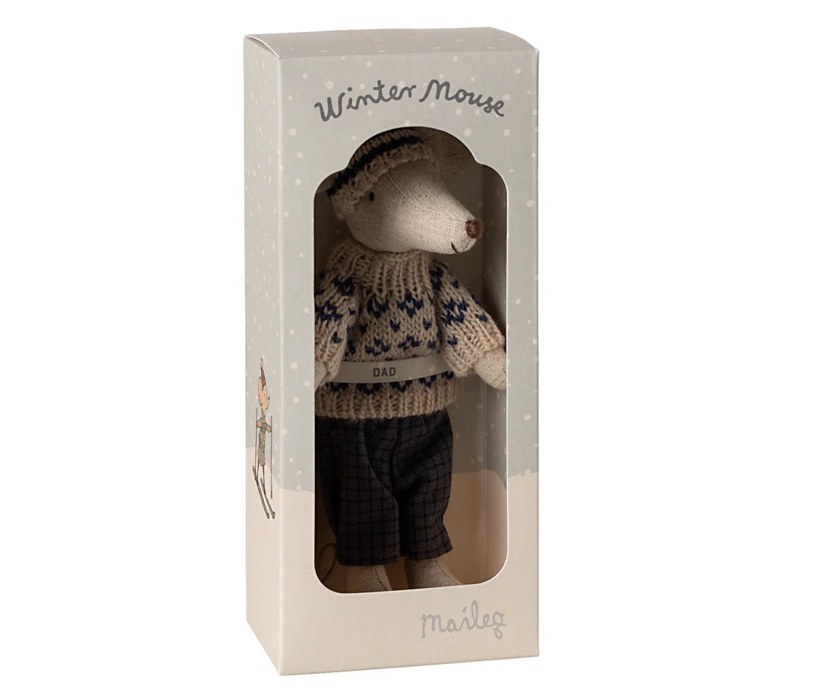 Winter Mouse Ski Set | Dad/Blue