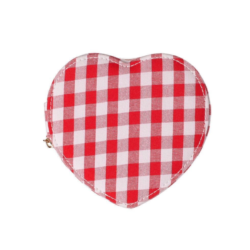 Jewelry Bow | Gingham Love Heart