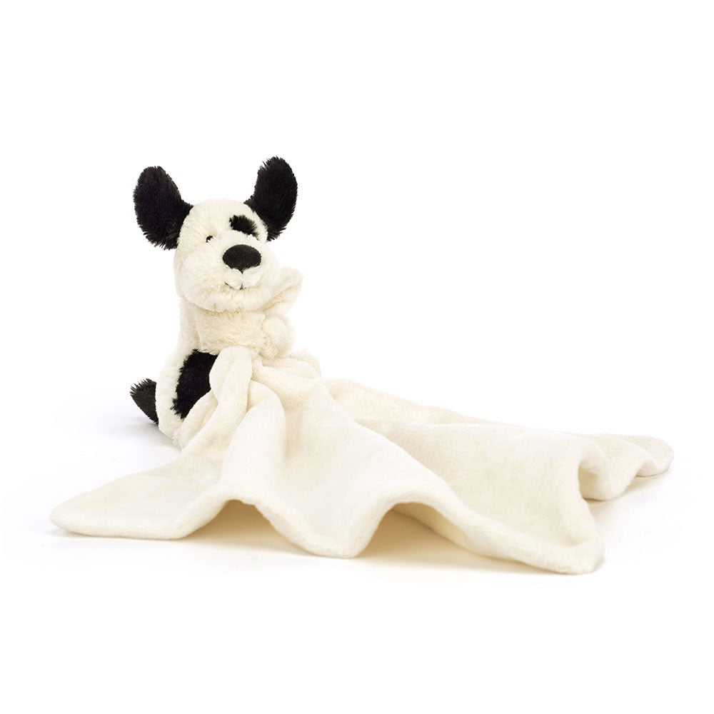 Bashful Black and Cream Puppy Soother