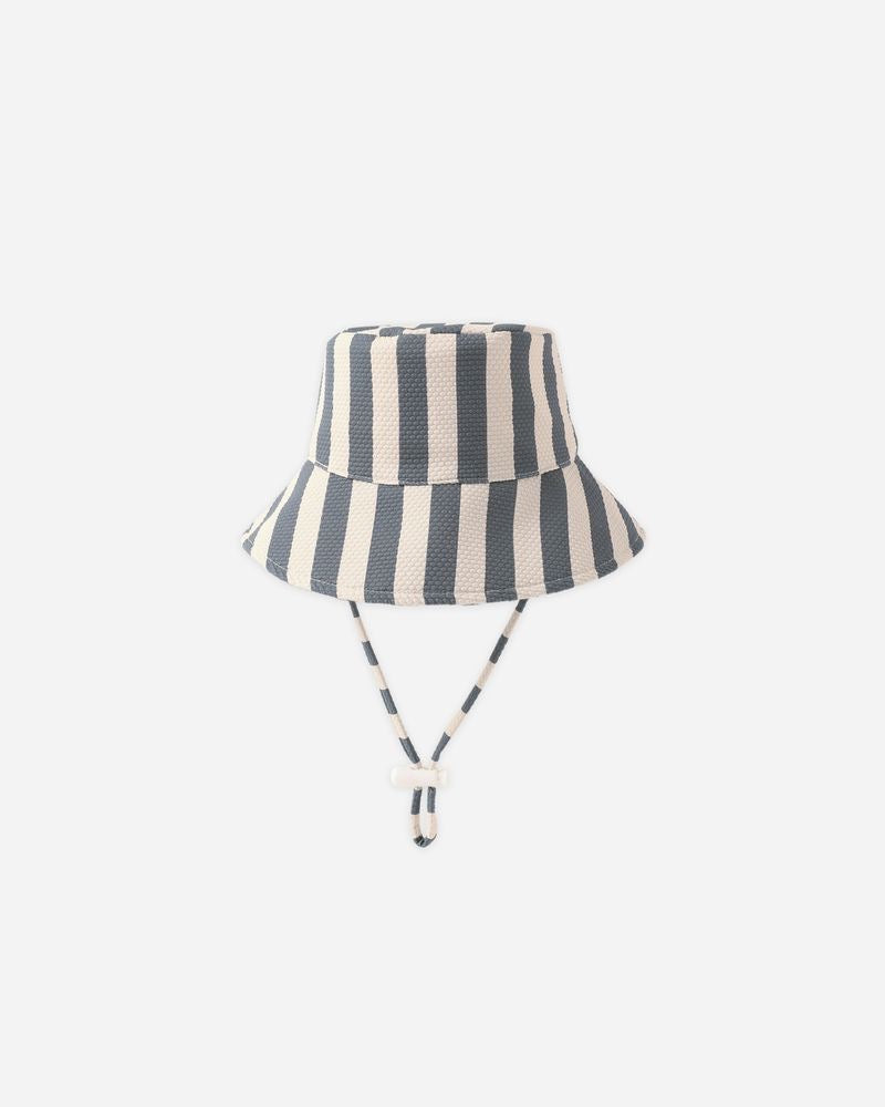 Bucket Hat | Retro Stripe Ocean
