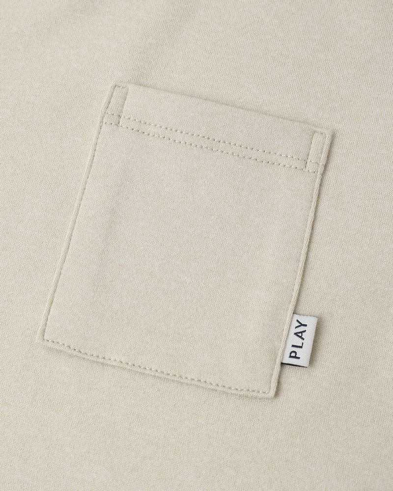 Cove Essential Pocket Tee | Heathered Pebble
