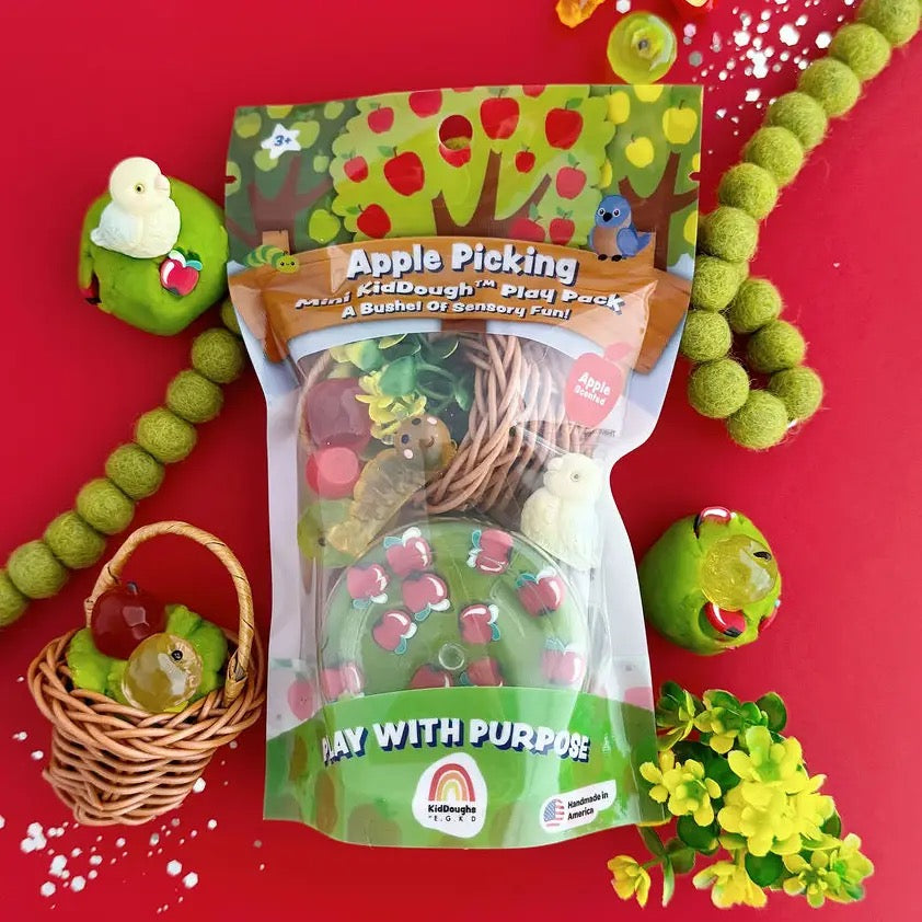 KidDough Mini Play Pack | Apple Picking