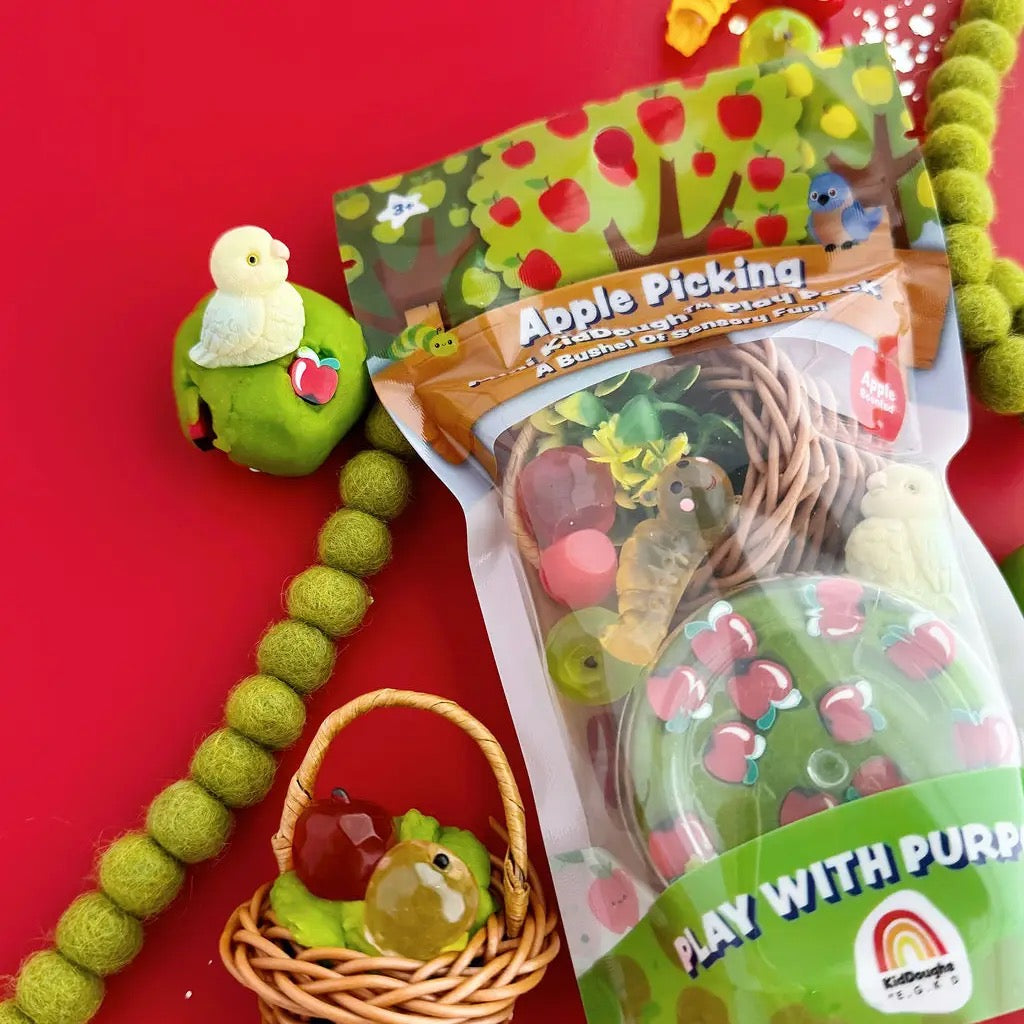 KidDough Mini Play Pack | Apple Picking