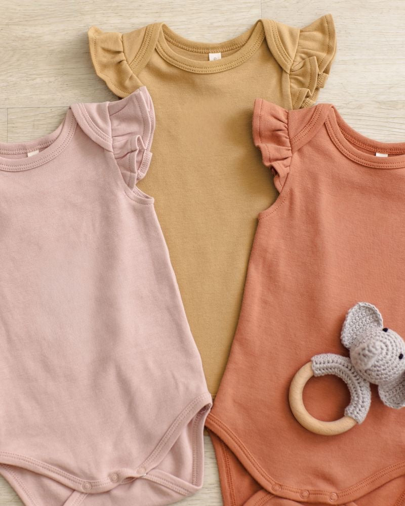 Flutter Sleeve Bodysuit | Honey