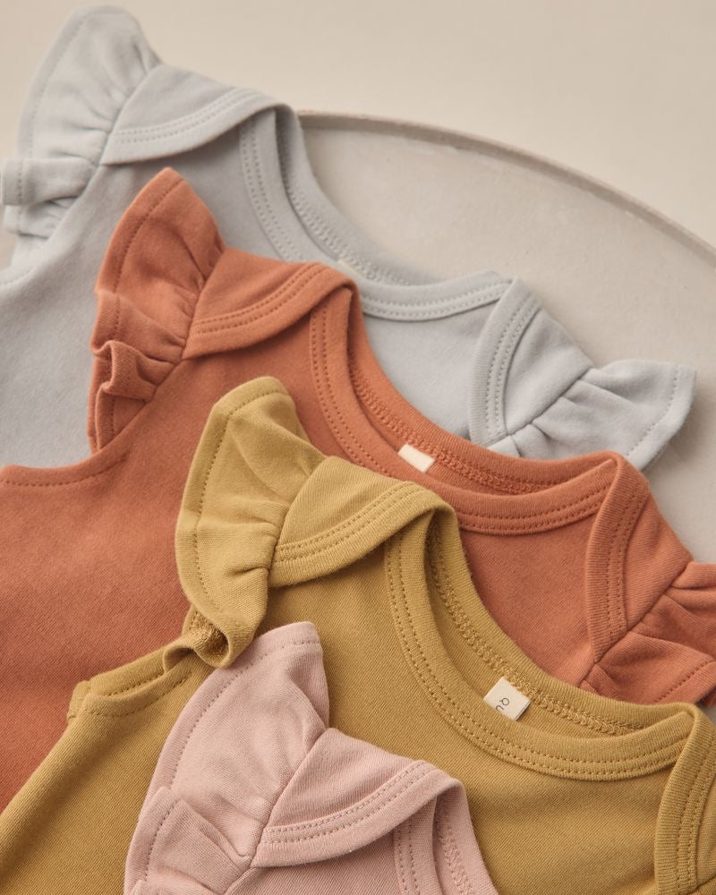 Flutter Sleeve Bodysuit | Honey