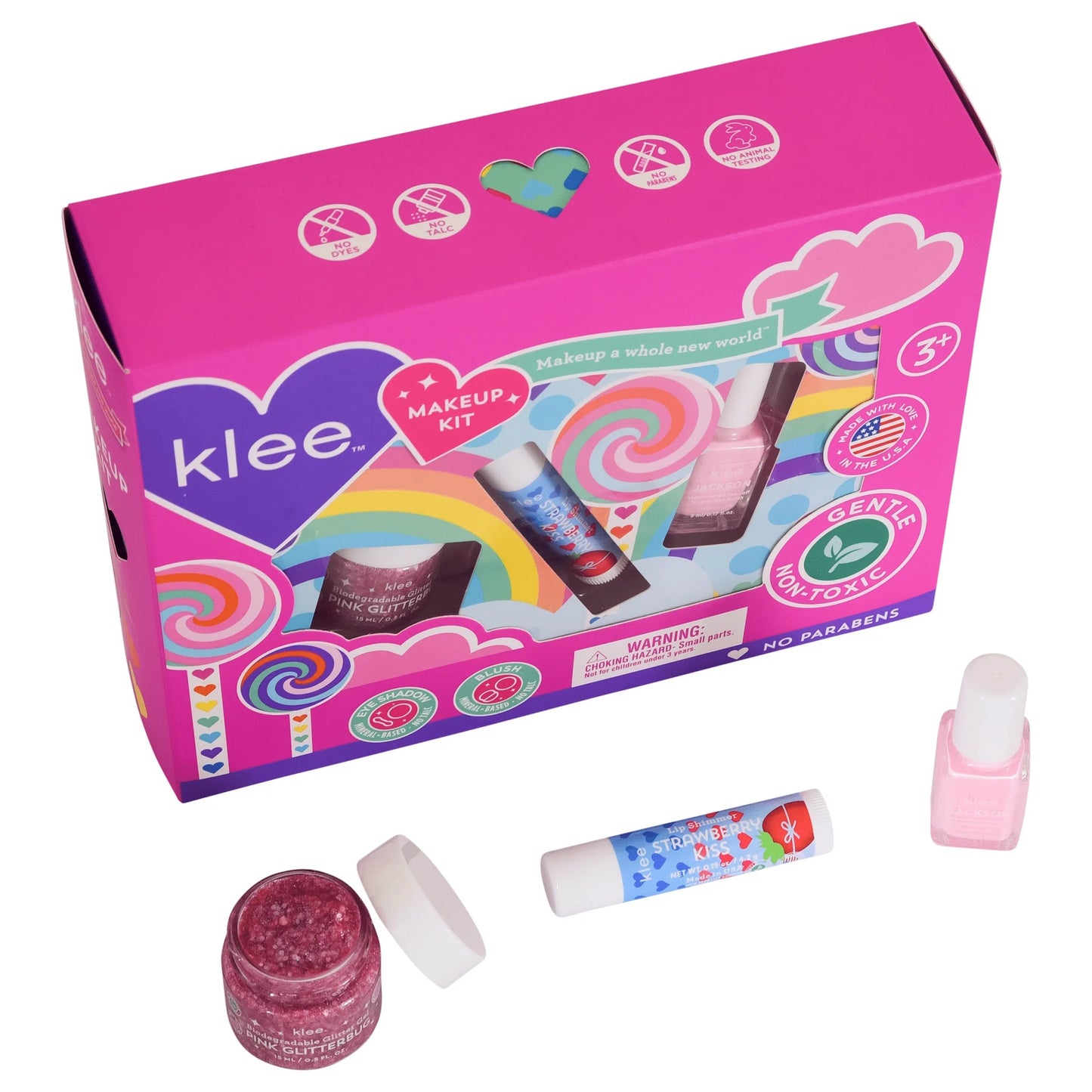 Klee Naturals Makeup Kit | Spinning Pink
