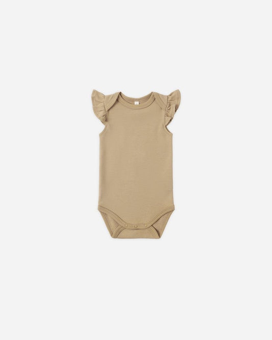 Flutter Sleeve Bodysuit | Honey