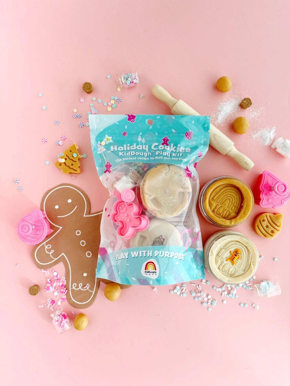KidDough Play Kit | Holiday Cookies