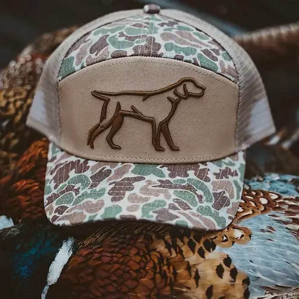 7 Panel 3D Puff Hat | Camo