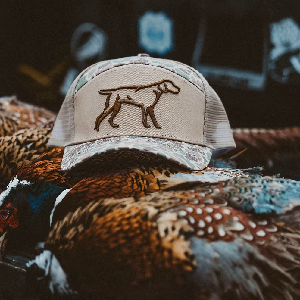 7 Panel 3D Puff Hat | Camo