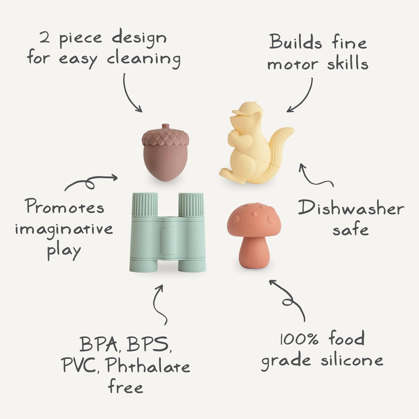 Bath Play Set | Nature