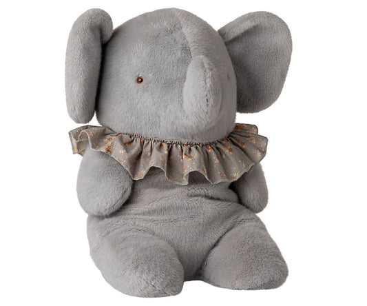 Big Plush Elephant | Blue/Grey