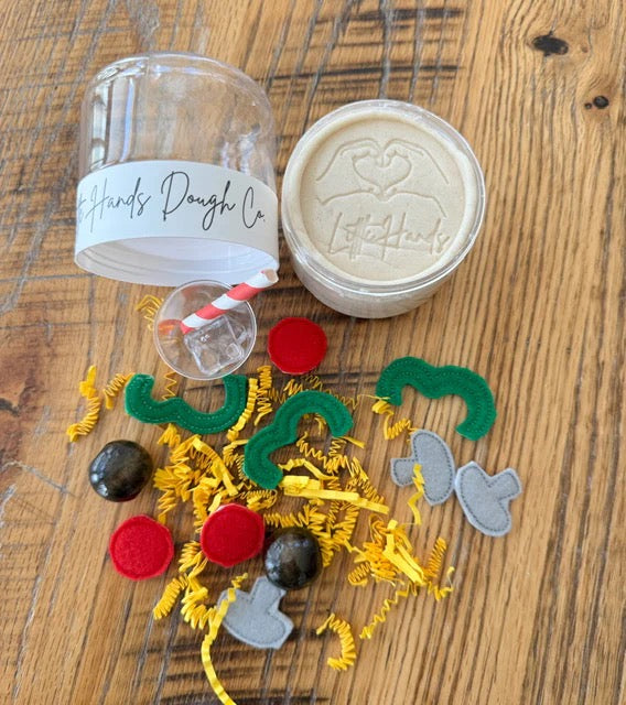 Playdough To-Go Jar | Pizza
