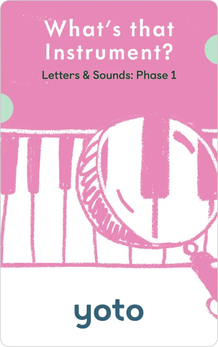 Yoto Card | Phonics: Letter & Sounds/Phase 1