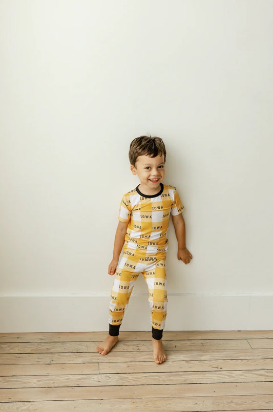Two-Piece Jammie Set | Iowa Grid