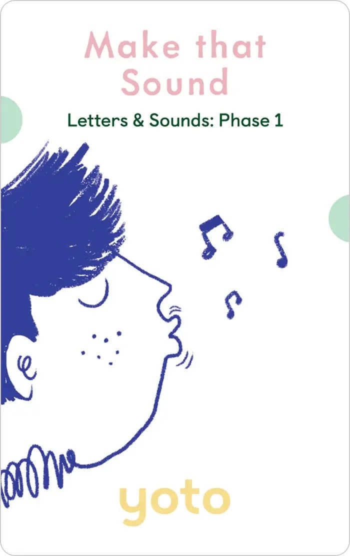 Yoto Card | Phonics: Letter & Sounds/Phase 1