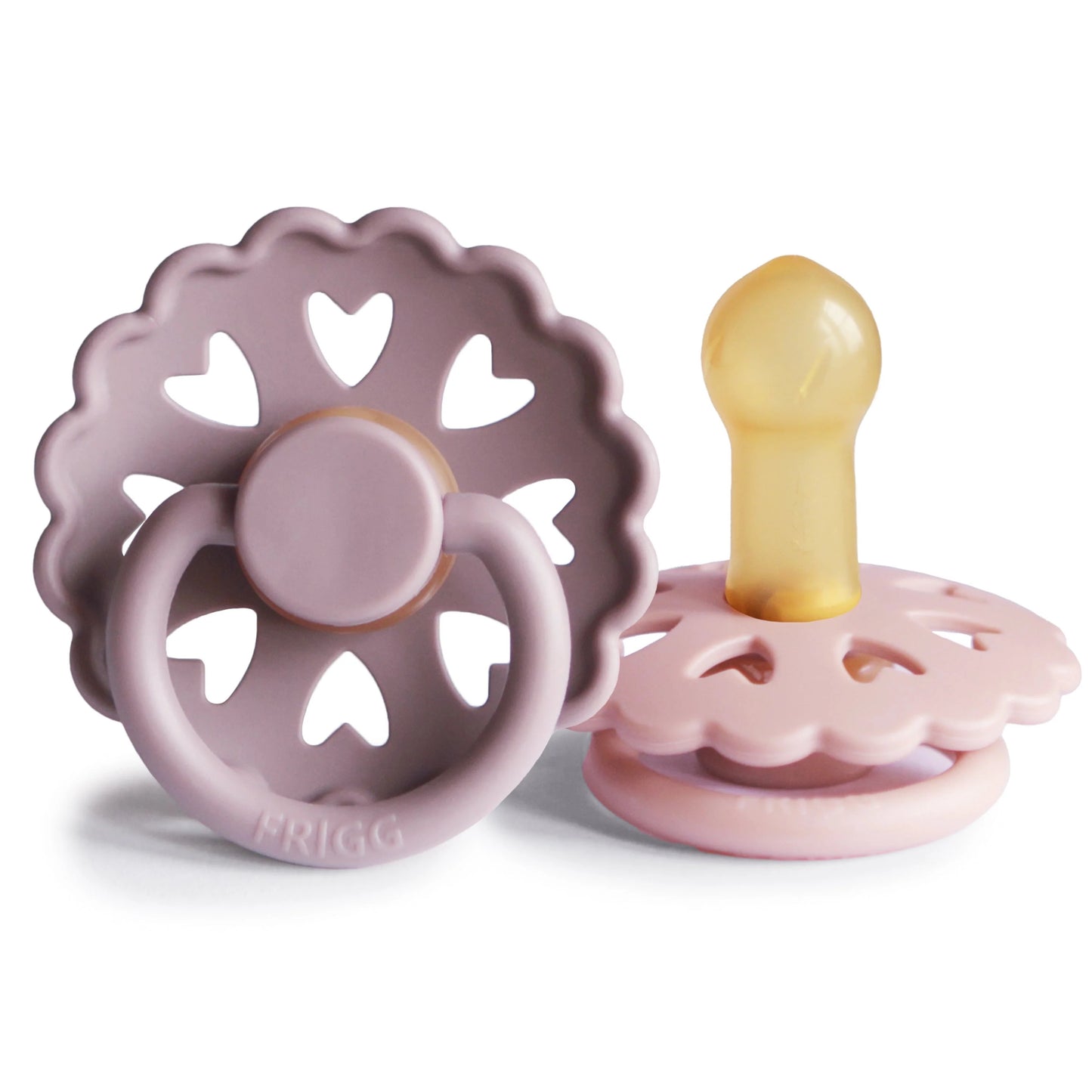 FRIGG Anderson Fairytale Natural Rubber Pacifier | Twilight Mauve/Primrose