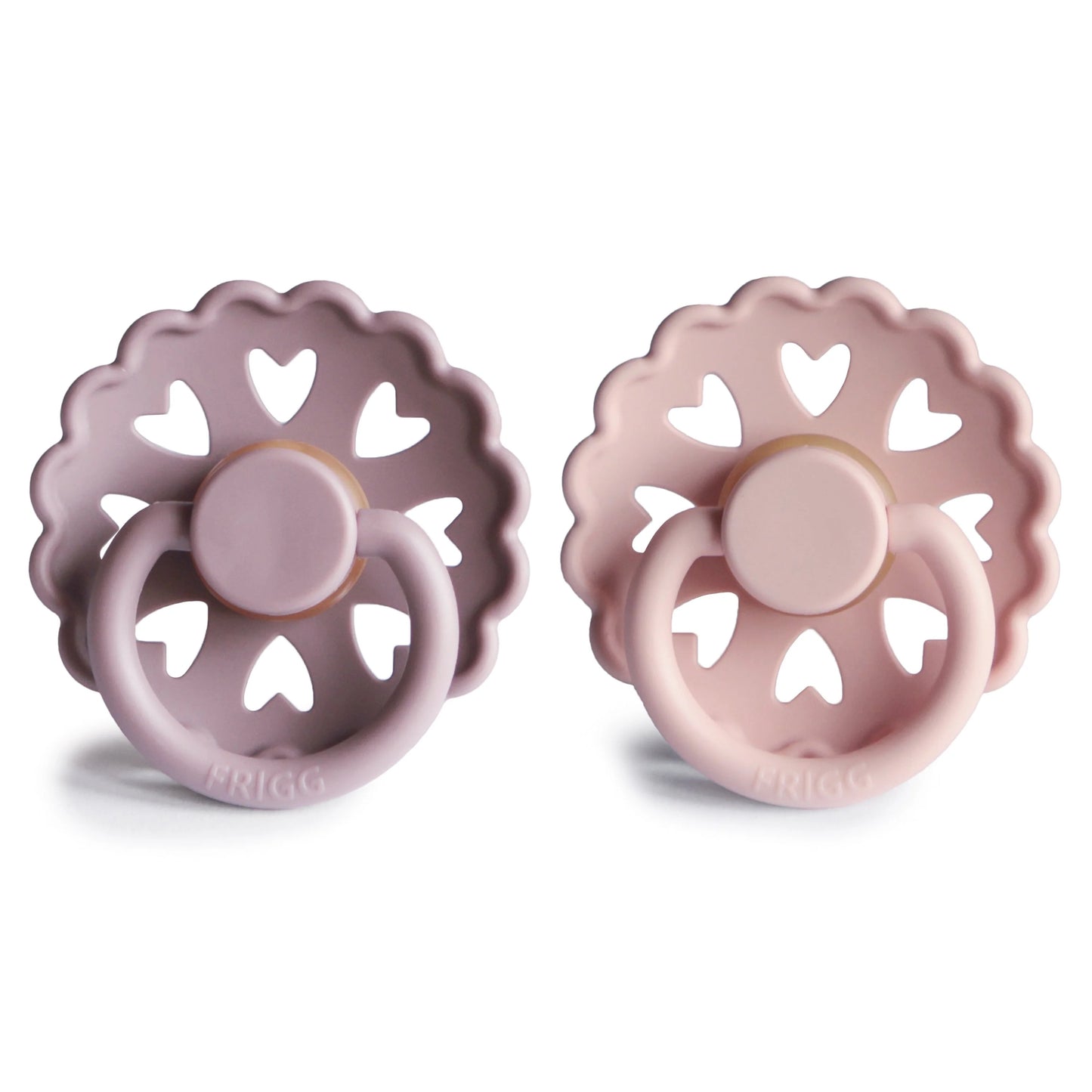 FRIGG Anderson Fairytale Natural Rubber Pacifier | Twilight Mauve/Primrose