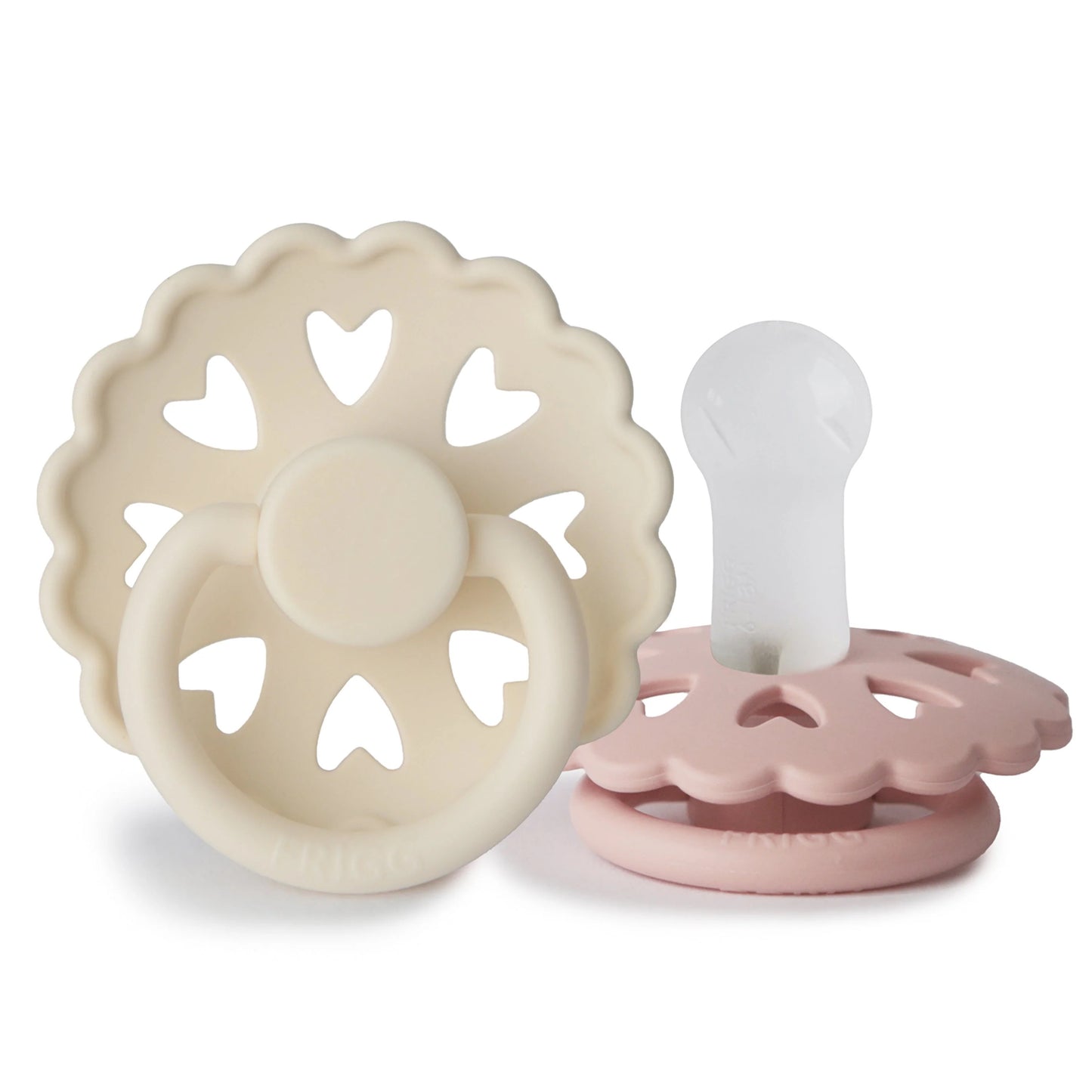 FRIGG Anderson Fairytale Natural Silicone Pacifier | Cream/Blush