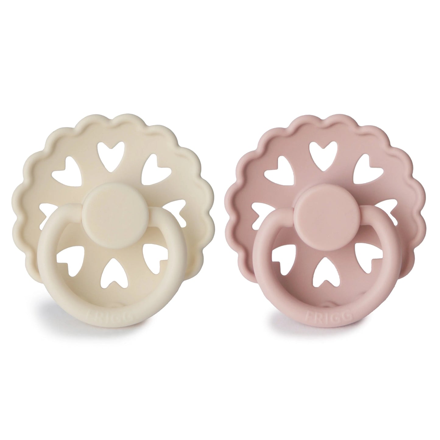 FRIGG Anderson Fairytale Natural Silicone Pacifier | Cream/Blush