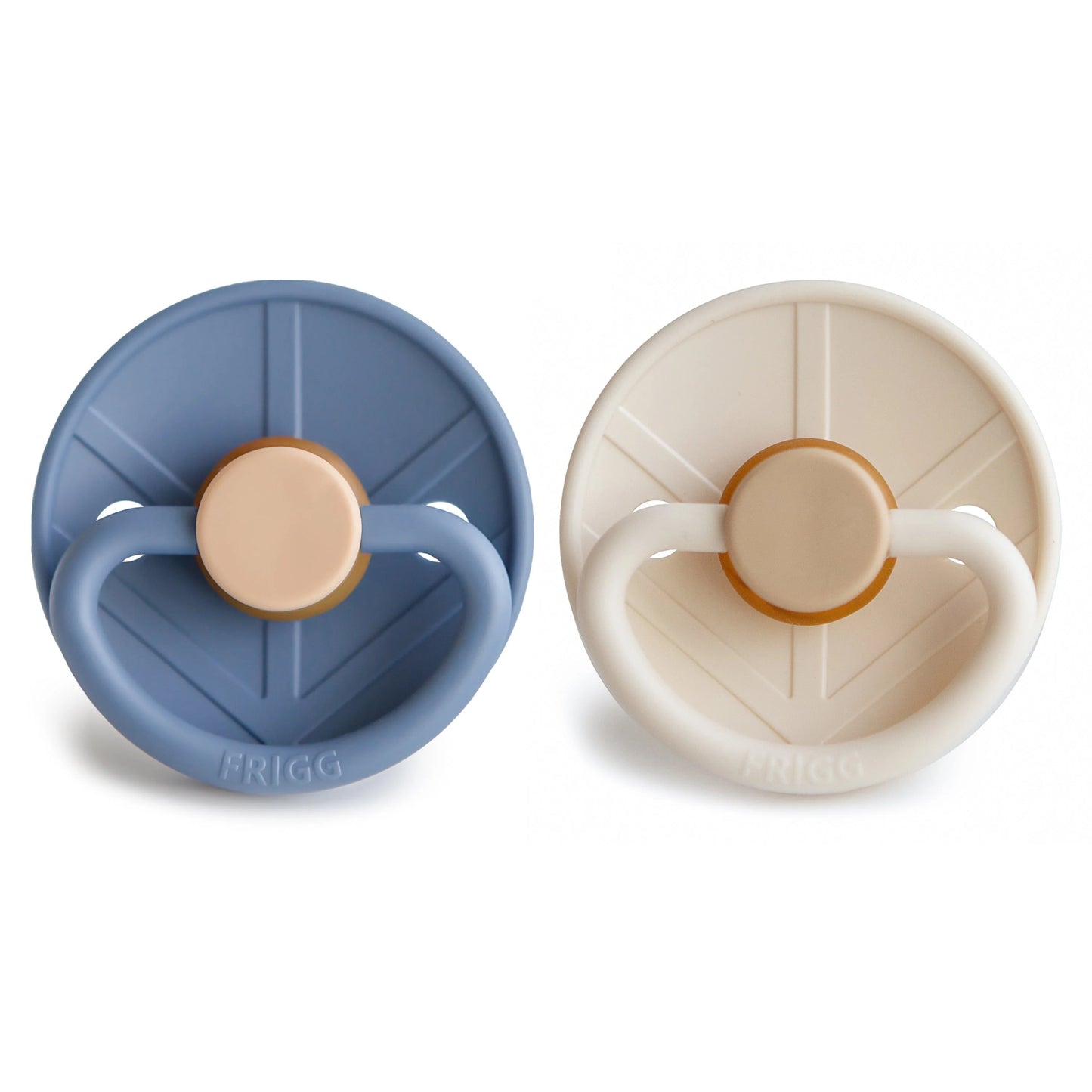 FRIGG Viking Natural Rubber Pacifier | Ocean View/Cream