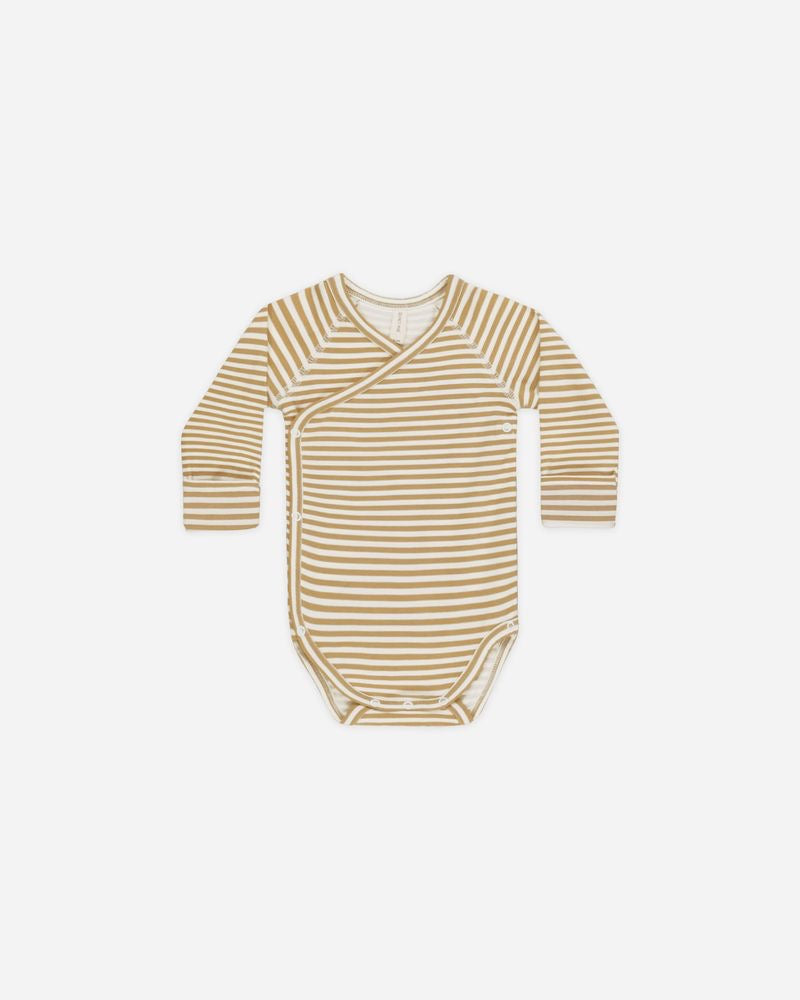 Side Snap Bodysuit | Honey Stripe