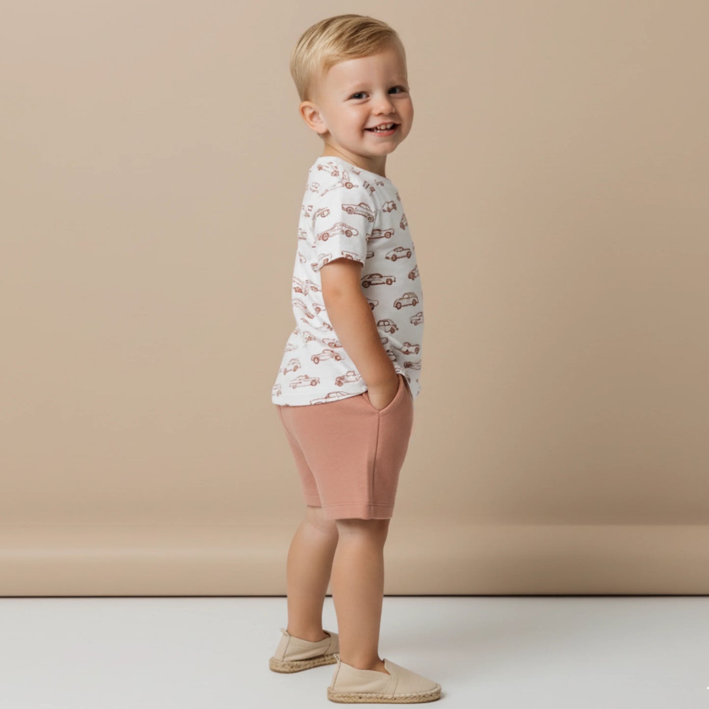 Organic Tee & Short Set | Cars