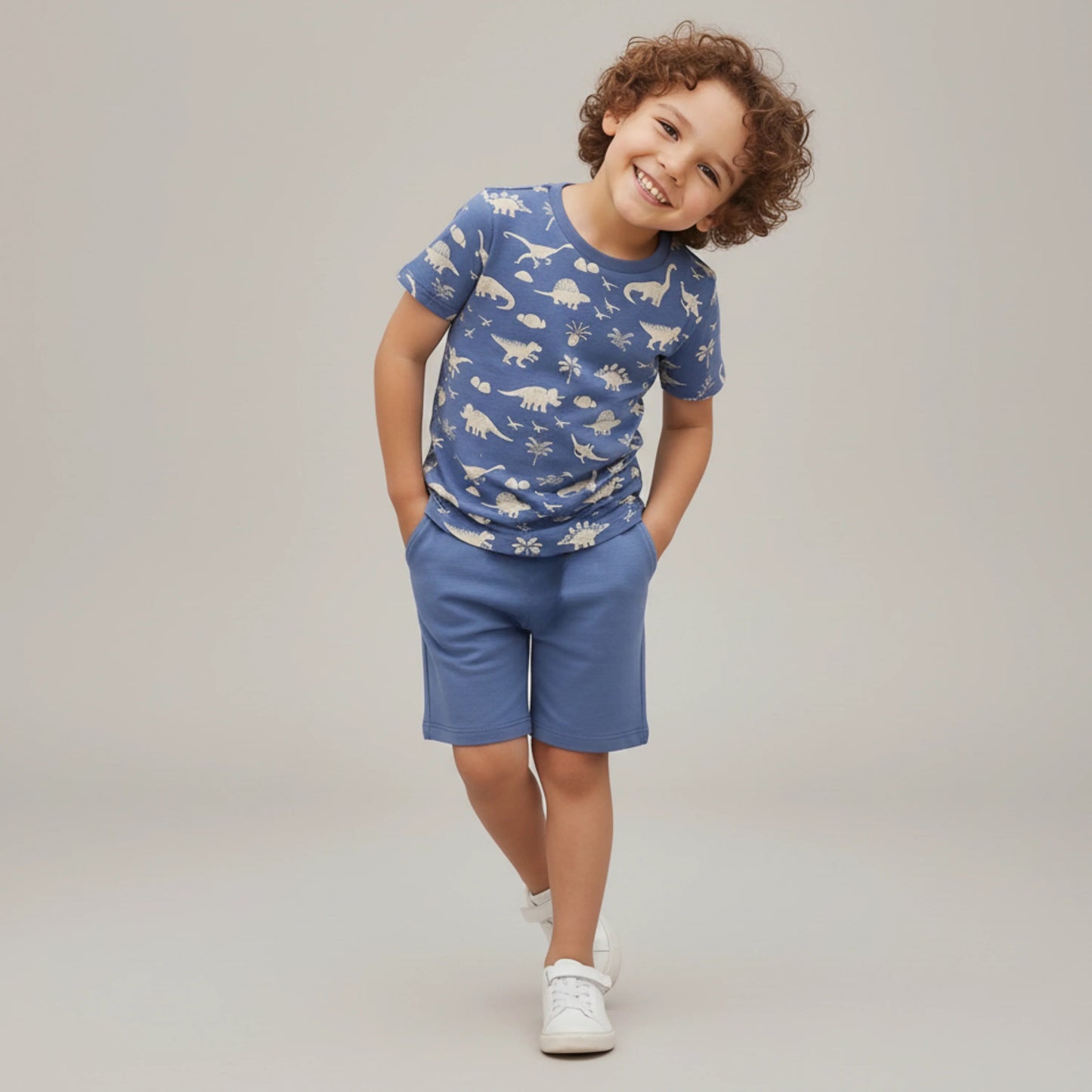 Organcic Tee & Short Set | Dino