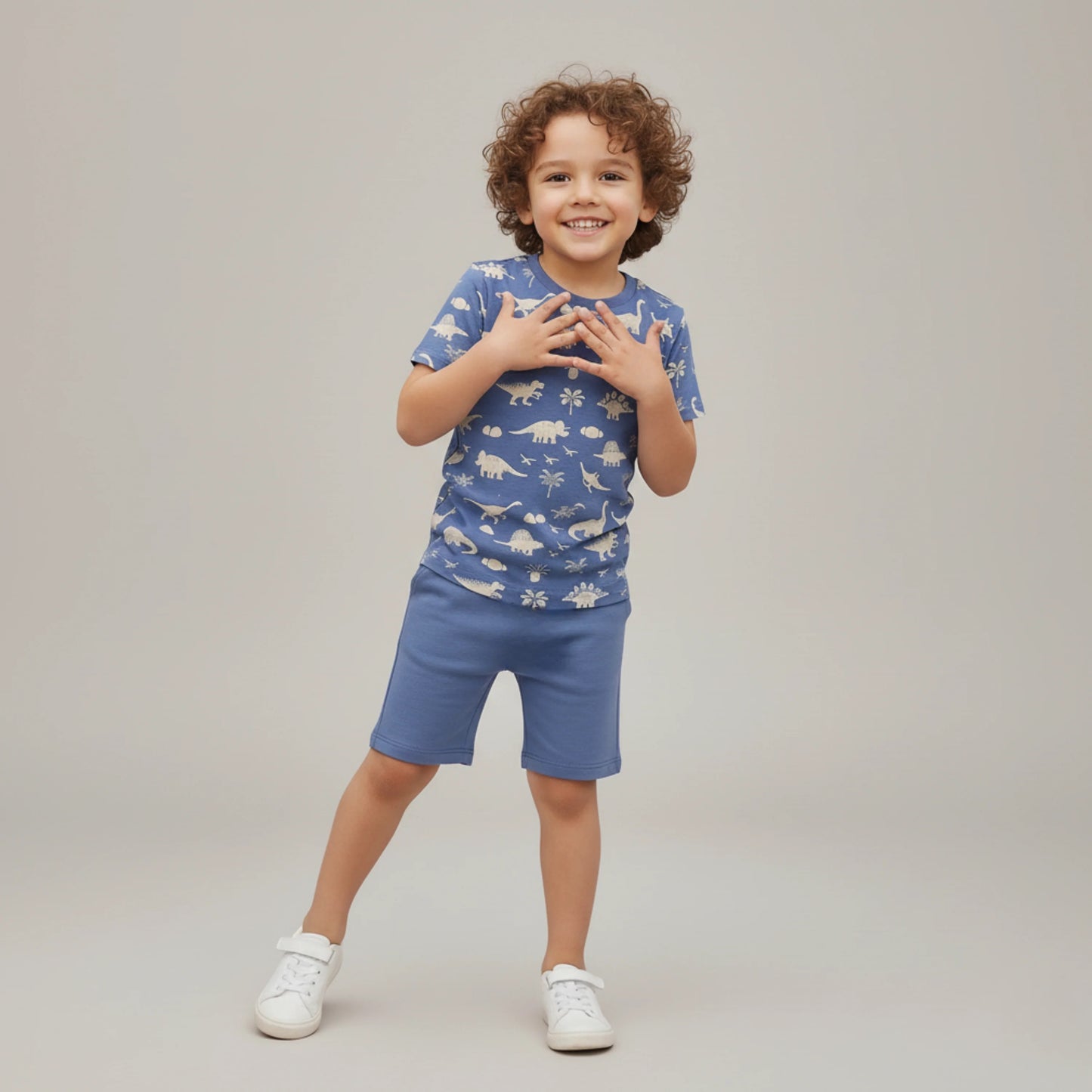 Organcic Tee & Short Set | Dino
