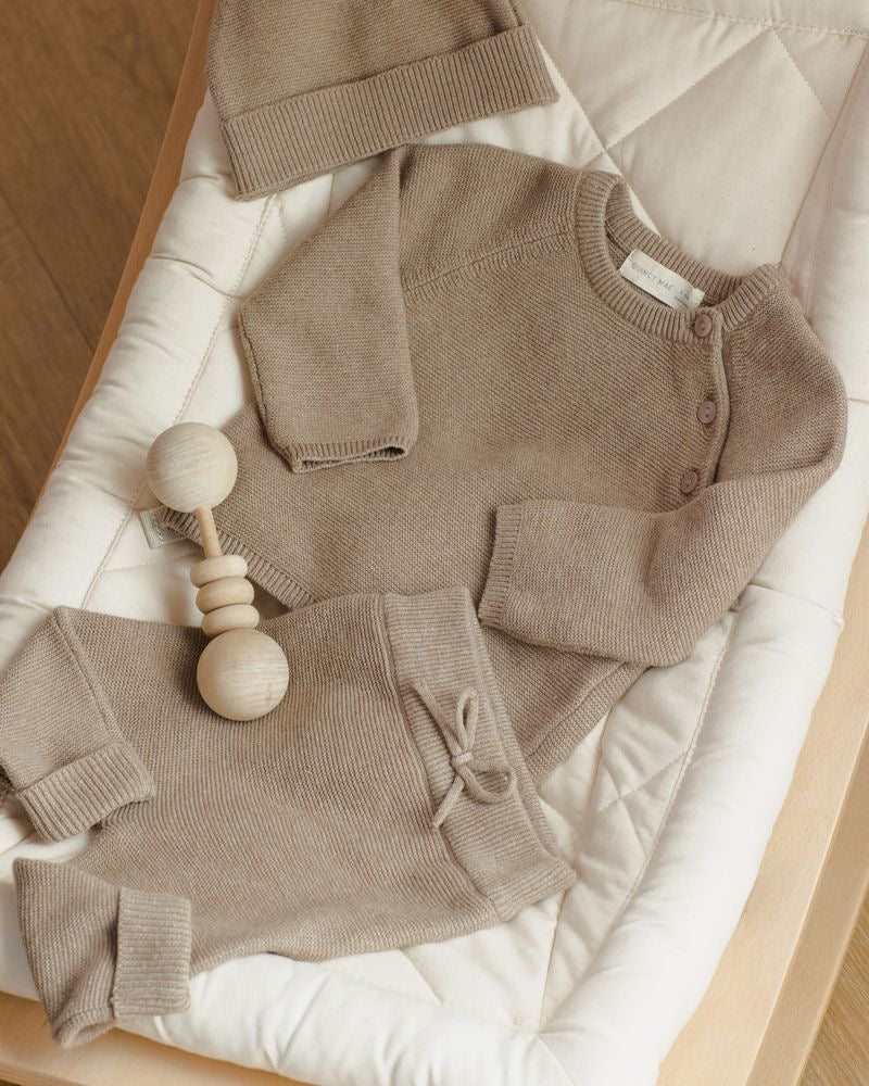 Bailey Knit Sweater | Heathered Mocha