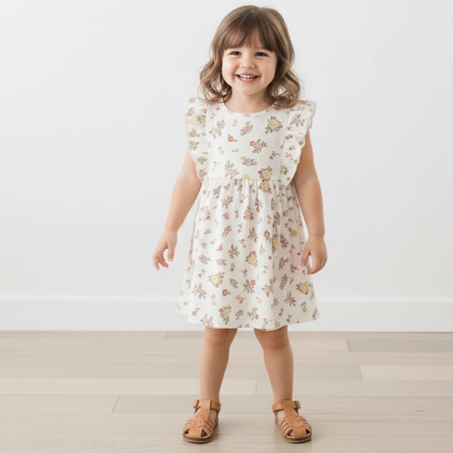Organic Flutter Dress | Meadow