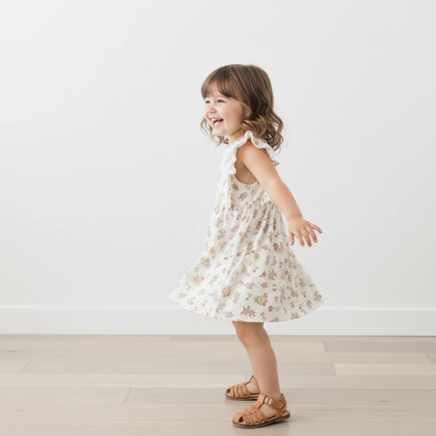 Organic Flutter Dress | Meadow