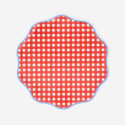 Side Plates | Red Gingham